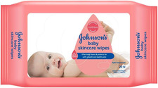 Johnsons Baby Skincare Wipes Gentle Cleaning for Little Hands  Faces 20 Sheets