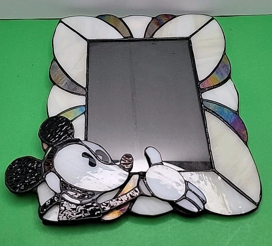Marco de fotos de vitral de Mickey Mouse de Disney para foto de 5” X 7” Foto 2 de 4