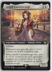 Aerith Gainsborough (Extended Art) #423 Final Fantasy MTG