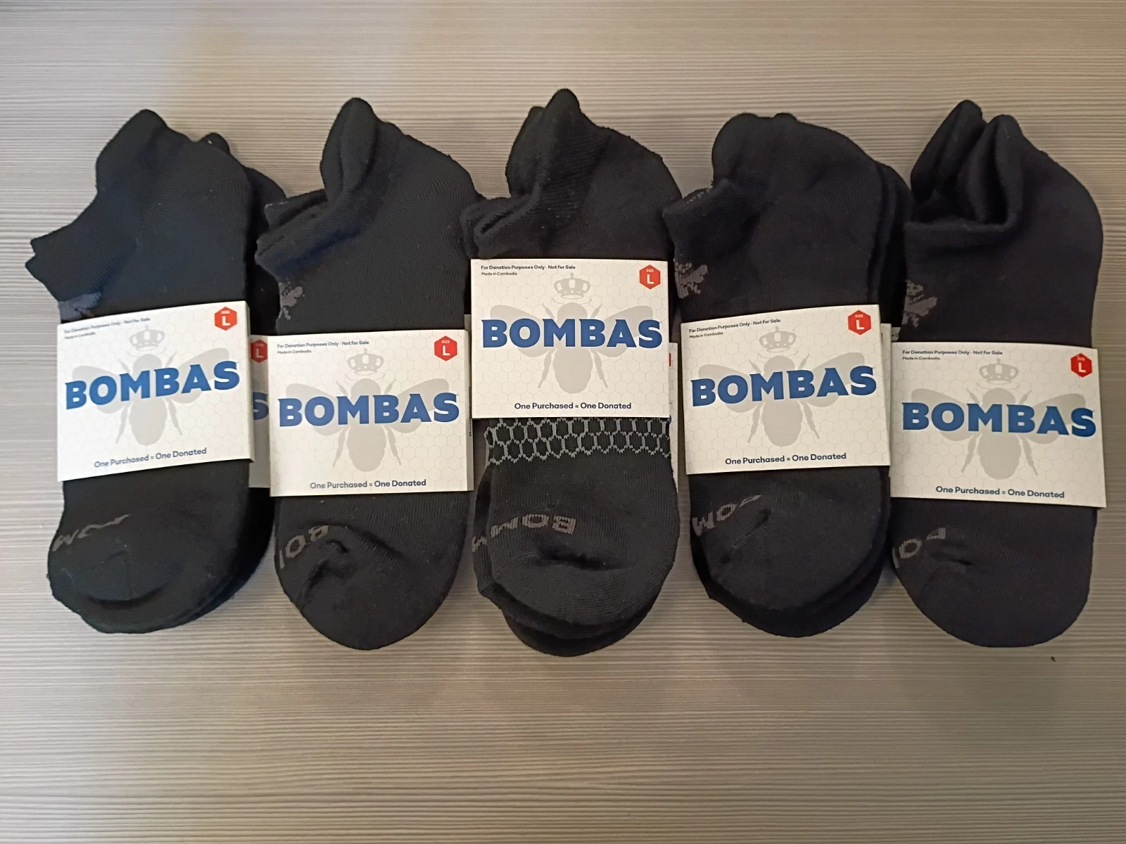 Bombas Ankle Socks Unisex, Comfortable, Athletic Socks 10 Pairs NewS, Medium XL