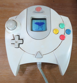 SEGA Dreamcast Console Bundle OEM Controllers VMUs Memory Cords - Tested WORKING