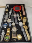 Vintage Collection Of TIMEX Wristwatches ,Bin - Bits- Pieces- Parts- Working /