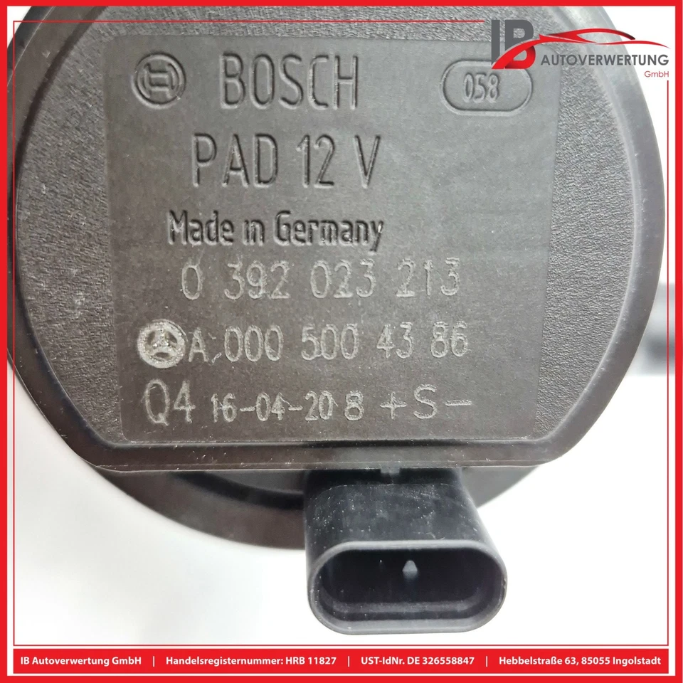 Zusatzwasserpumpe Umwälzpumpe A0005004386 MERCEDES-BENZ C-KLASSE C180 W205 BOSCH - Image 4 of 4