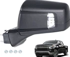 Fit 2019-2025 Chevy Silverado 1500 Left Driver Side Power Mirror w/ Heated BSM