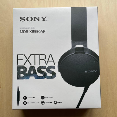 Sony MDR-XB550AP Extra Bass On-Ear Kopfhörer Schwarz Gebraucht