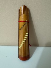 Handcrafted Wooden Mini Harp Chinese String Instrument Ornament Christmas Decor