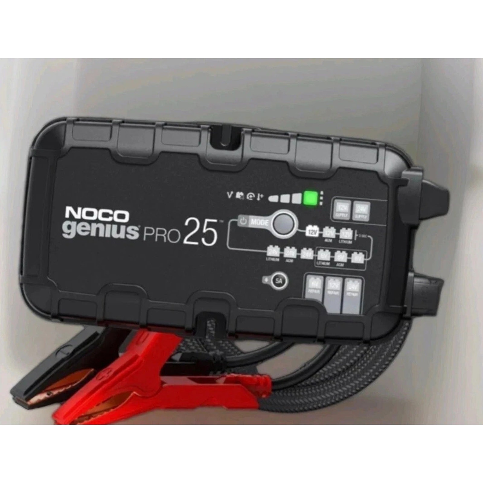 NOCO GENIUSPRO25 25A 6V/12V/24V Professional Battery Charger and Maintainer