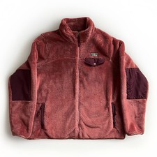 L.L. Bean Womens Fleece Jacket Size L Zip Up ...