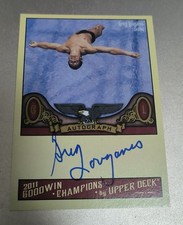 2011 UD Goodwin Champions  Greg Louganis Diving Autograph Auto