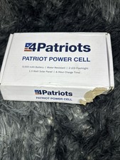 Patriot Power Cell: Portable Solar Power Bank...