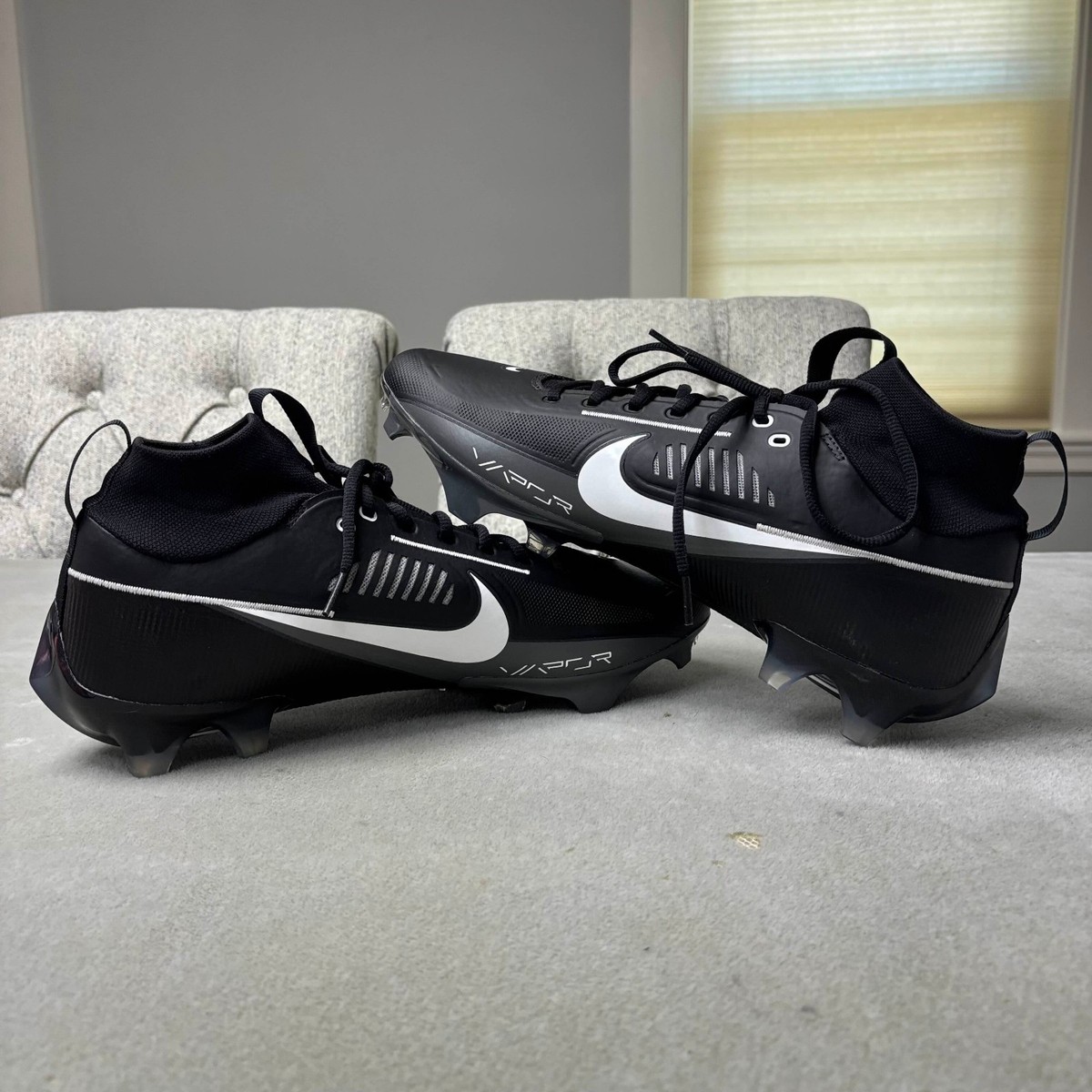 Nike Vapor Edge Pro 360 2 Black Iron Grey Sample Football  display picture 2