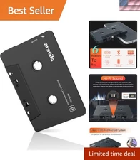 Wireless Cassette Adapter for Vintage Vehicles - Rechargeable Bluetooth Receiver