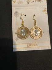 Harry Potter Time Turner EarringsOfficial Wizarding World Jewelry The Carat Shop