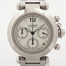 Cartier Pasha C W31039M7 SS SS AT white dial 3 Extra Links