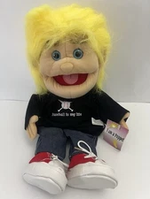 Sunny & Co Toys Baseball Is Life Full Body Little Blonde Boy 15” Hand Puppet Toy