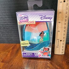 Disney REAL LITTLES Mini Mochila MOANA con 7 Sorpresas Interior - ¡NUEVA!