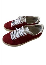 EU Größe 41,5 42 - Gucci Ace Low Rot Red