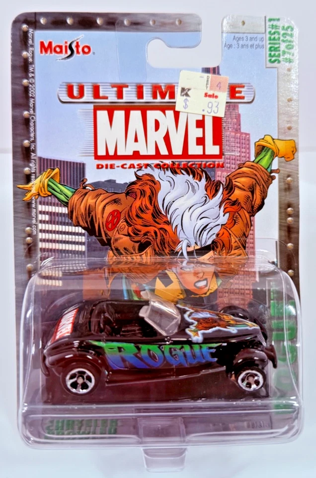 ROGUE - Chrysler Prowler Maisto Ultimate Marvel Die-Cast Collection Serie 1-MOC Foto 2 de 4