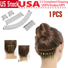 Womens 1Pc U Hair Pins Finishing Fixer Clips No-Slip Invisible Hold
