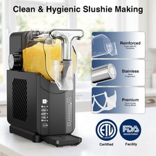 Slushy Machine for Home No Ice Needed Frozen Drink Maker Slushie Machine 2L