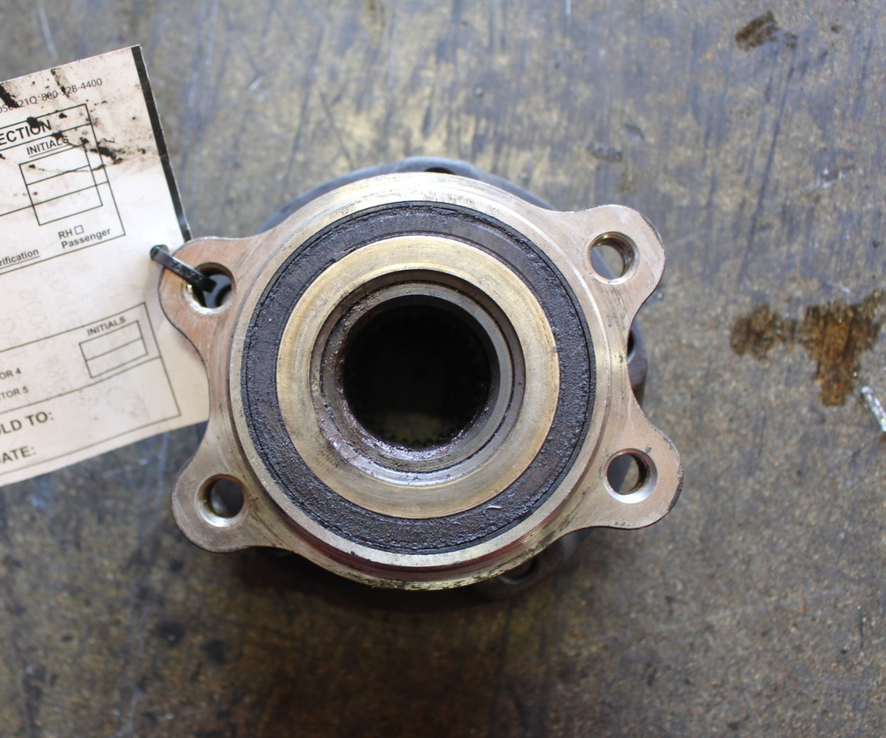 Lamborghini Gallardo, LP550, 560, Rear Hub, Used, P/N 400501652, 4E0407625F