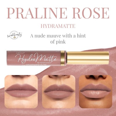 LipSense HydraMatte Praline Rose Long Lasting Matte Lip Color Full Size Sealed