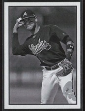 2019 Bowman Heritage #53P-56 Derian Cruz Prospects Black and White
