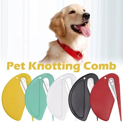 Pet Comb Dog Cat Hair Cutter fur buster Knot remover for Outdoor Grooming