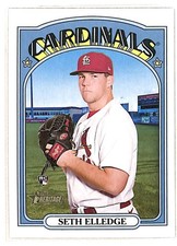 2021 Topps Heritage Seth Elledge RC St. Louis Cardinals #549