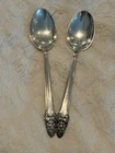 Lot of 2 Gorham SOVEREIGN OLD 6" TEASPOONS Sterling Silver 74 Grams +/- Vtg set1