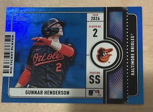 2026 Topps Series 1 Gunnar Henderson Blue Foil (RAW)