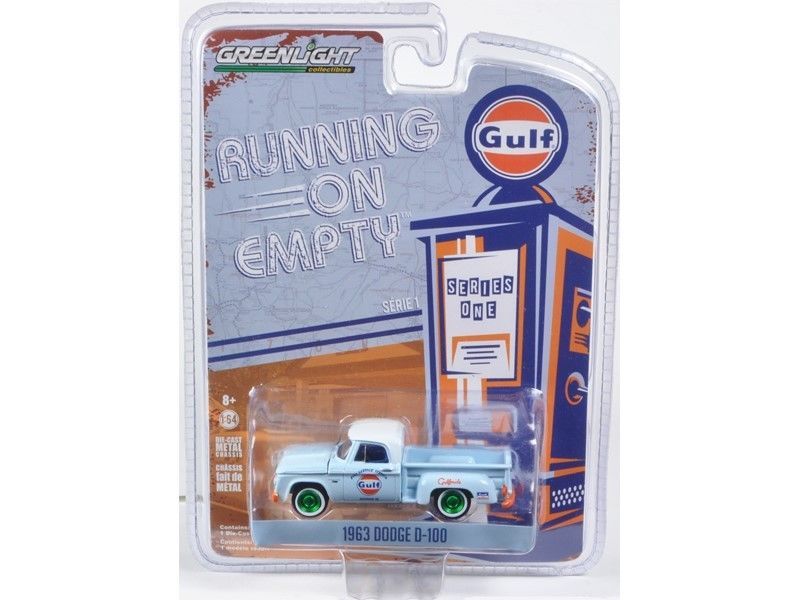 Greenlight Dodge D100 1963 Gulf Oil 41010 1 64 CHASE RARE Greenlight Dodge D100 1963 Gulf Oil 41010 1 64 CHASE RARE