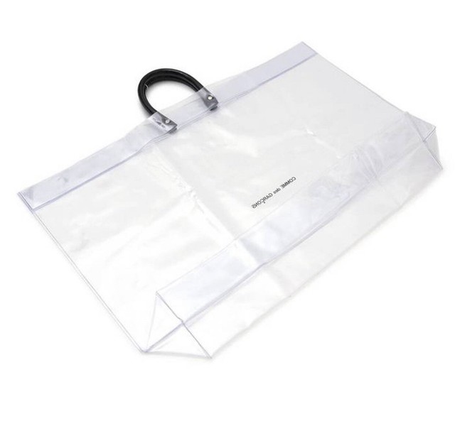 cdg pvc tote bag