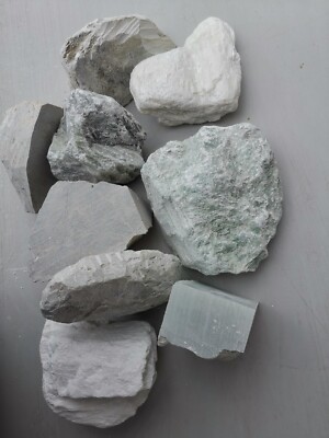 Speckstein; bunte Mischung von weichen Steinen; 500-1500g; Gesamt 10 kg