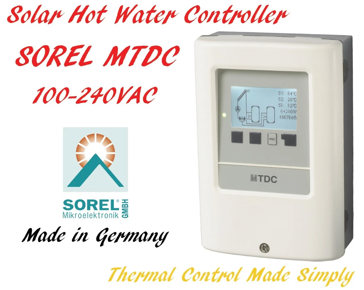 SOREL Solar Hot Water Heater Temperature Difference Controller MTDC V5  Worldwide | eBay