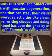 Enhanced Vision Merlin Ultra HD Thin 24" LCD Low Vision Magnifier 6 MON WARRANTY