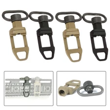 2xQD Sling Swivel Attachment Adapter Mount Point Profile For 20mm Picatinny Rail