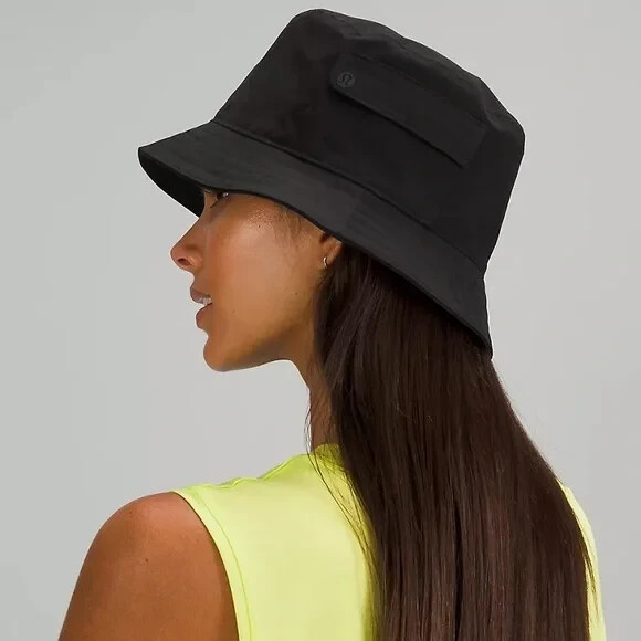 NWT Lululemon On My Level Bucket Hat size M/L Black w/GIFT  display picture 1