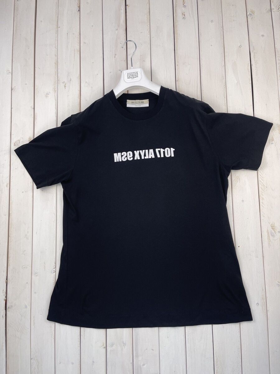 【関税込み】1017 ALYX 9SM ブラック Mirror Tシャツ 1017 ALYX 9SM