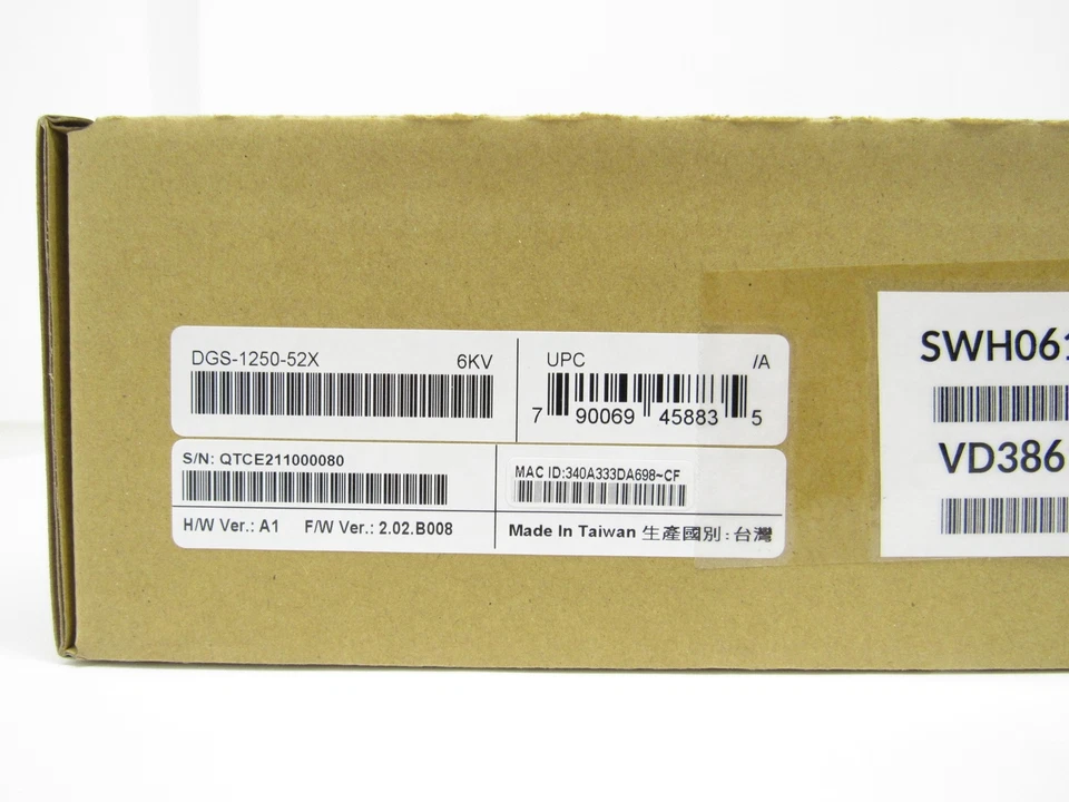 D-Link DGS-1250-52X 52-Port Fast Ethernet Smart Managed Switch New Open Box - Image 2 of 4