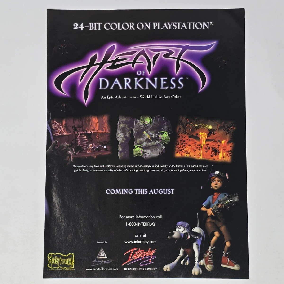 Poster Promotionnel PS1 - Burnout - Sony PlayStation PLV Display - Occasion