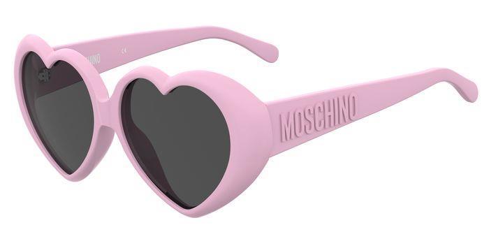 Moschino pink sunglasses NEW MOSCHINO MOS 128/S 35JIR PINK HEARTS AUTHENTIC  main image 4