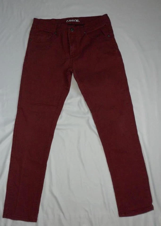 Maroon colour jeans deals