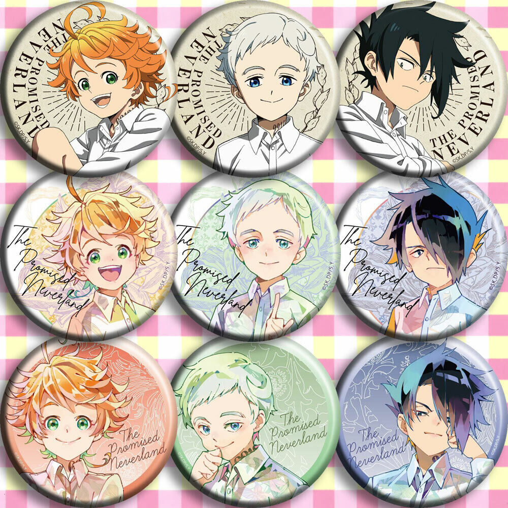 Brooch Badge Anime Promised Neverland