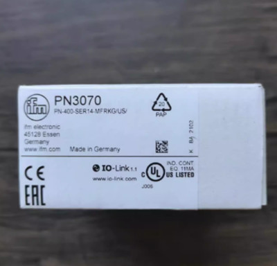 One New IFM PN3070 Pressure Sensor Expedited Shipping 