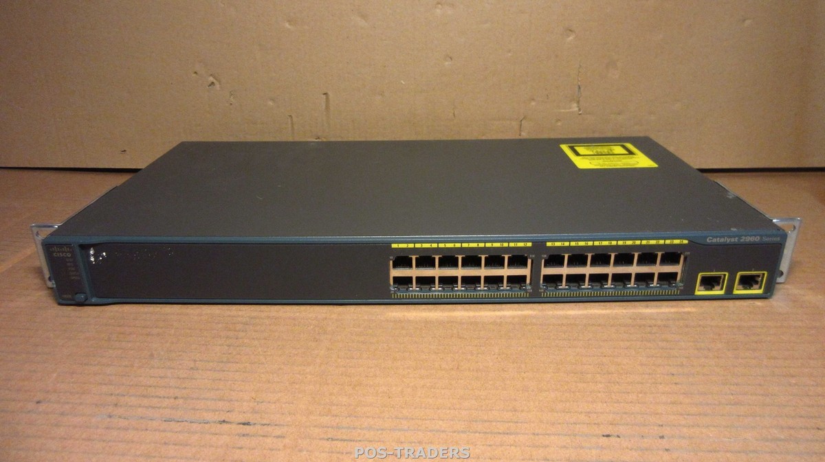Cisco WS-C2960-24TT-L V09 Catalyst 2960 24-Port 10/100 + 2x Gbit