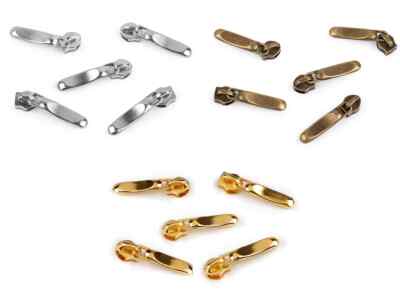 5/20 Zipper für Spiralreißverschluss 5mm Tropfen Reißverschluss Schieber