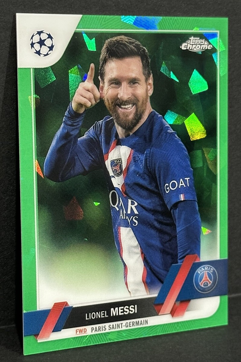 世界399枚限定！Topps Chrome LIONEL MESSI メッシ 2022-23 Topps Chrome Sapphire UCL Lionel Messi Image
