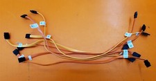                  Lot of 7  17"-18" Orange SATA Drive Cables Straight to Straight