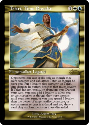 Magic The Gathering MTG Secret Lair Teferi's Time Trouble x4 Magic The Gathering MTG Secret Lair Teferi's Time Trouble x4